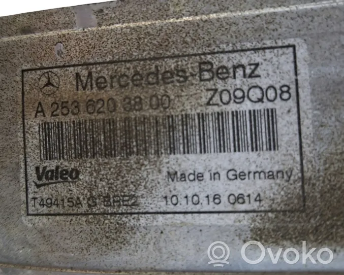 Mercedes-Benz GLC X253 C253 Ylempi jäähdyttimen ylätuen suojapaneeli A2536203800
