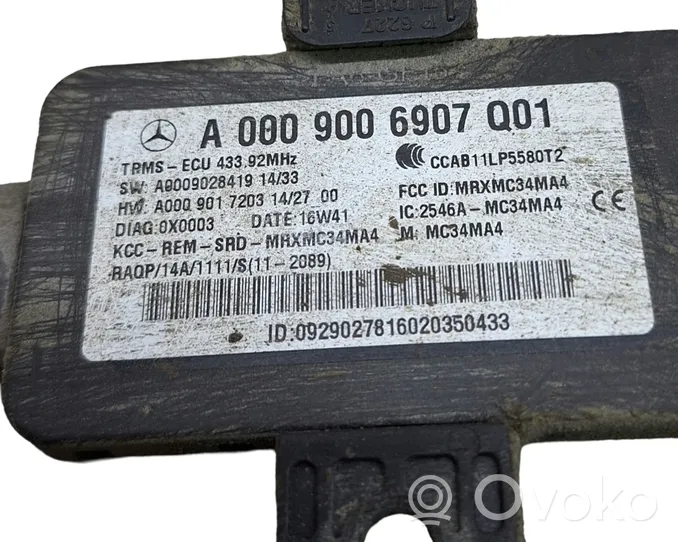 Mercedes-Benz GLC X253 C253 Tire pressure control unit A0009006907