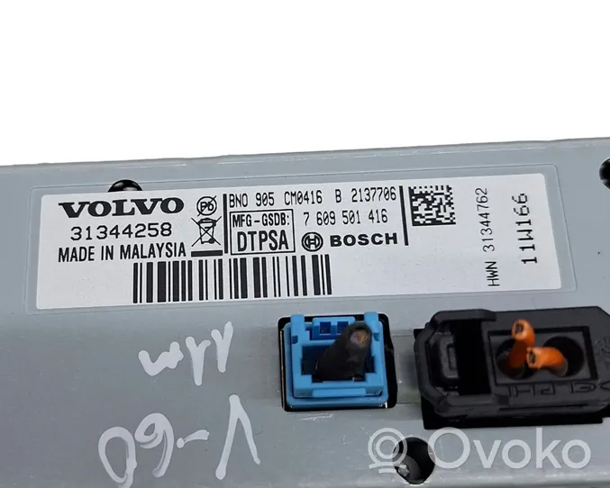 Volvo V60 Monitor / wyświetlacz / ekran 31344258