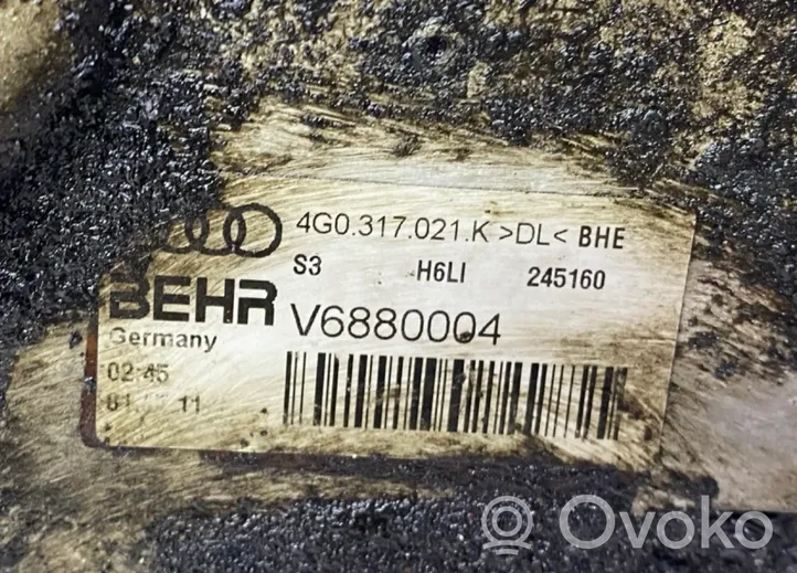 Audi A6 S6 C7 4G Radiatore dell’olio trasmissione/cambio 4G0317021K