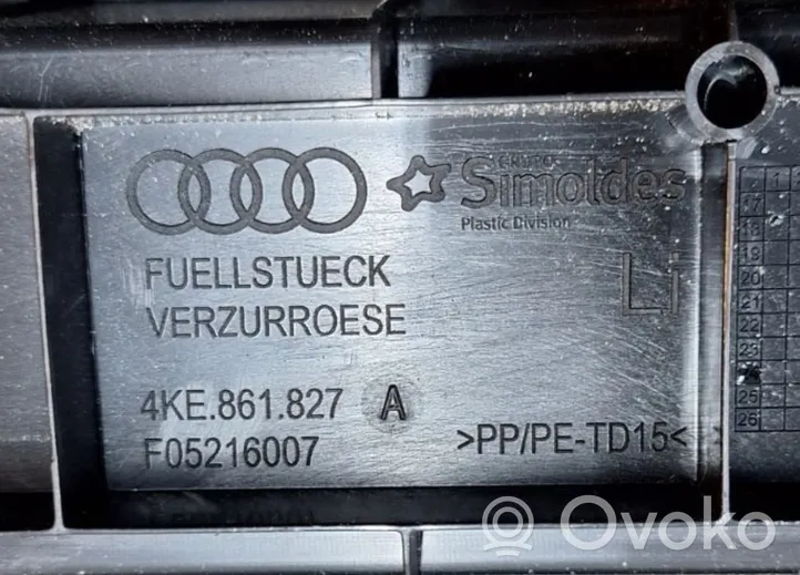 Audi e-tron Keskikonsolin takasivuverhoilu 4KE861827A