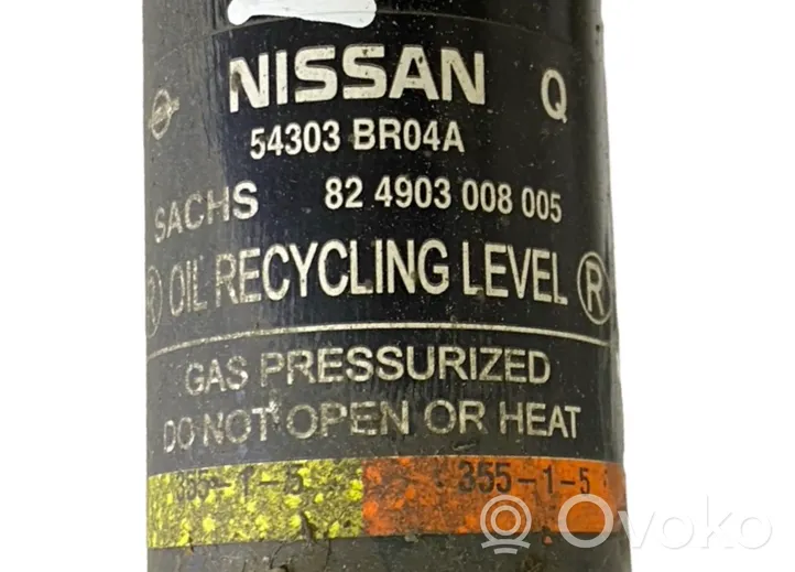 Nissan Qashqai Amortyzator osi przedniej ze sprężyną 54303BR04A