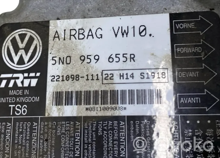 Volkswagen Tiguan Oro pagalvių valdymo blokas 5N0959655R