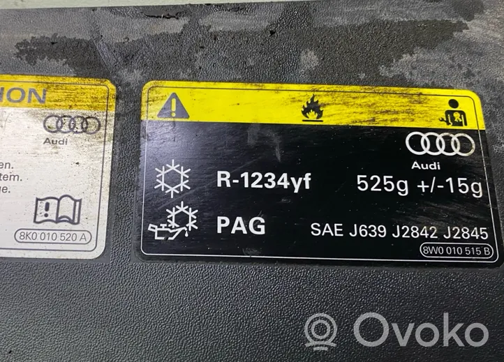 Audi A4 S4 B9 Jäähdyttimen lista 8W0807081