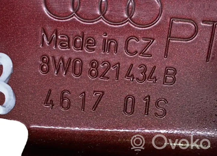 Audi A4 S4 B9 Support de montage d'aile 8W0821434B