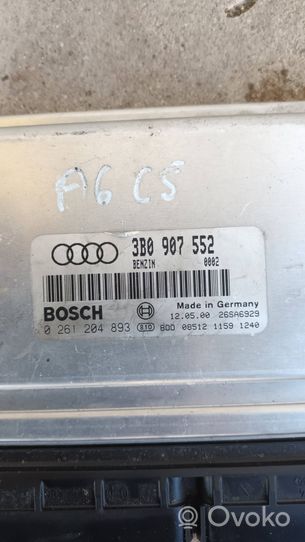 Audi A6 S6 C5 4B Centralina/modulo del motore 3B0907552