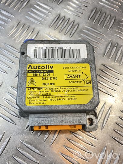 Citroen Xsara Picasso Module de contrôle airbag 9632167780