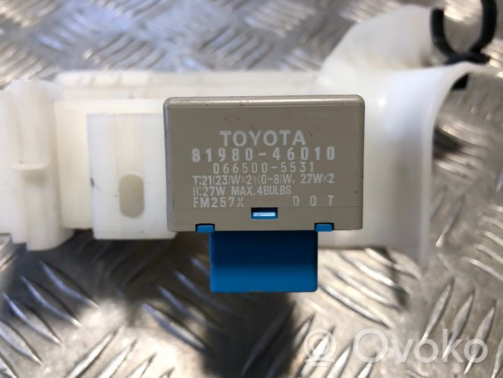 Toyota RAV 4 (XA30) Relè lampeggiatore d'emergenza 8198046010