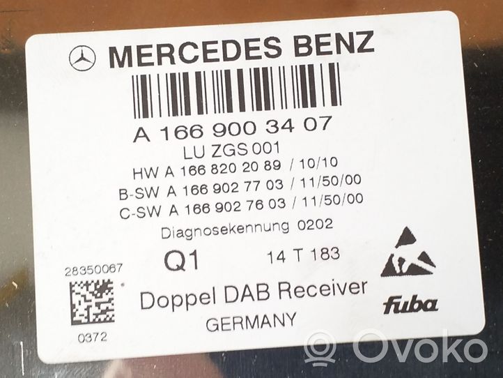 Mercedes-Benz E W212 Antenos valdymo blokas 