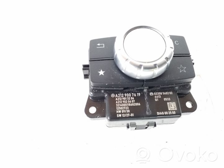 Mercedes-Benz E W212 Interrupteur / bouton multifonctionnel A2129007619