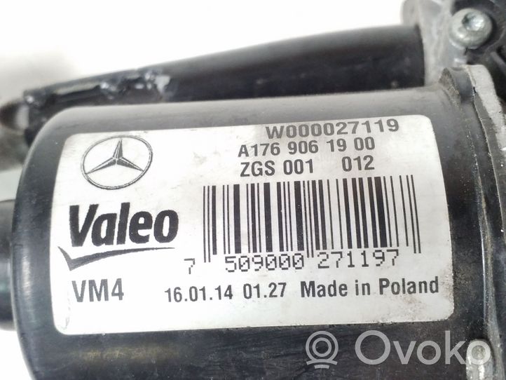 Mercedes-Benz A W176 Mechanizm i silniczek wycieraczek szyby przedniej / czołowej 