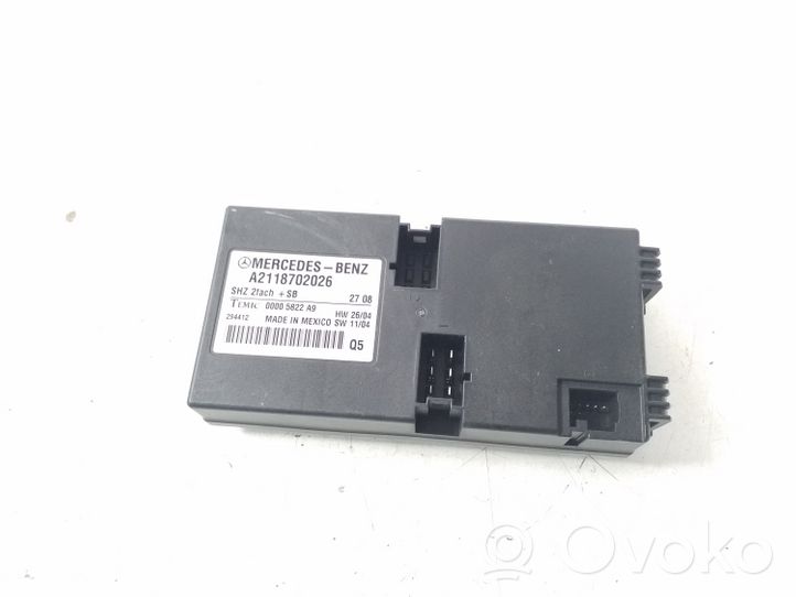 Mercedes-Benz GL X164 Module de commande de siège A2118702026