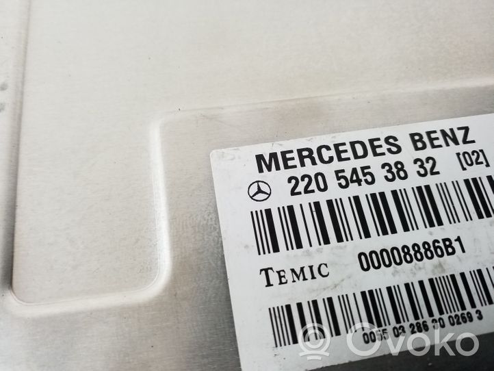 Mercedes-Benz S W220 Jousituksen ohjainlaite/moduuli A2205453832