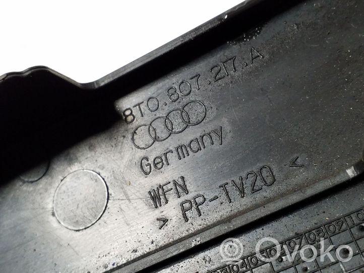 Audi A4 S4 B8 8K Jäähdyttimen alatuen suojapaneeli 