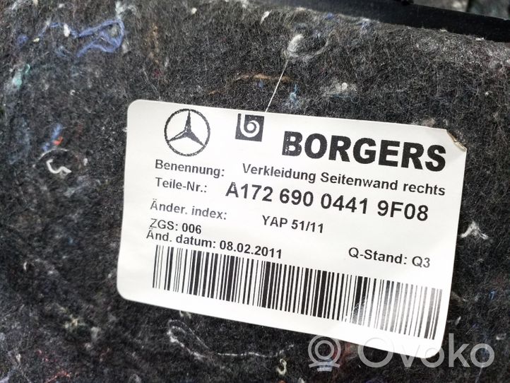 Mercedes-Benz SLK R172 Dolny panel schowka koła zapasowego A1726900441