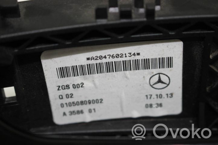 Mercedes-Benz SLK R172 Poignée extérieure de porte avant A2047602134