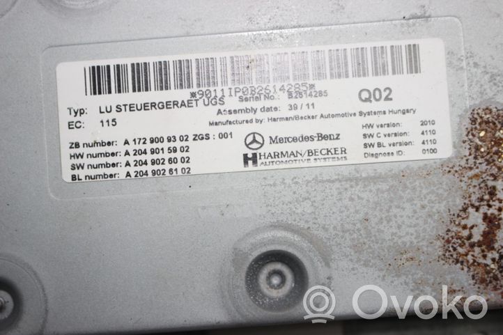 Mercedes-Benz ML W166 Controllo multimediale autoradio 