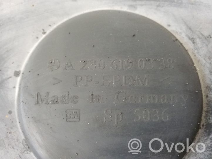 Mercedes-Benz SL R230 Osłona tylna podwozia pod bagażnik A2306190338