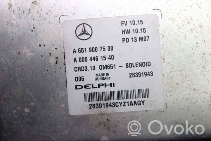 Mercedes-Benz SLK R172 Unidad de control/módulo del motor A6519007500