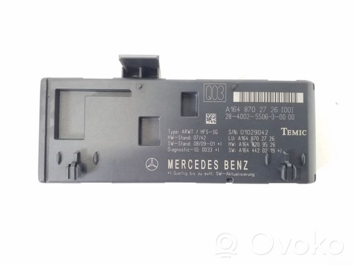Mercedes-Benz GL X164 Citu veidu vadības bloki / moduļi A1648702726