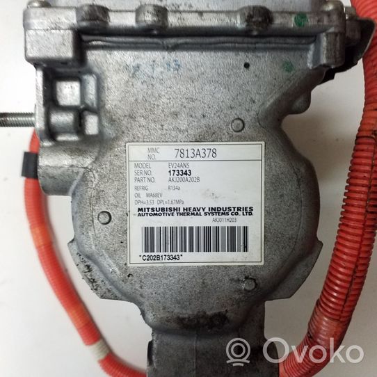 Mitsubishi Outlander Ilmastointilaitteen kompressorin pumppu (A/C) 7813A378