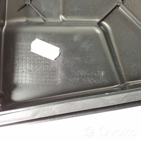 Porsche Cayenne (9PA) Coperchio/tappo della scatola vassoio della batteria 7L0864643B