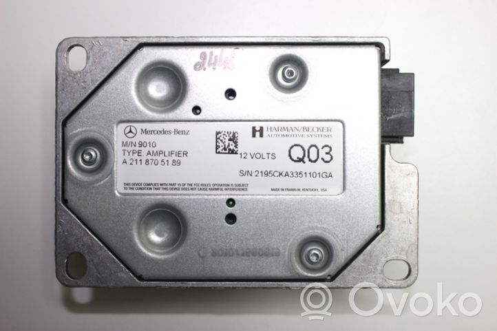 Mercedes-Benz GL X164 Amplificatore A2118705189