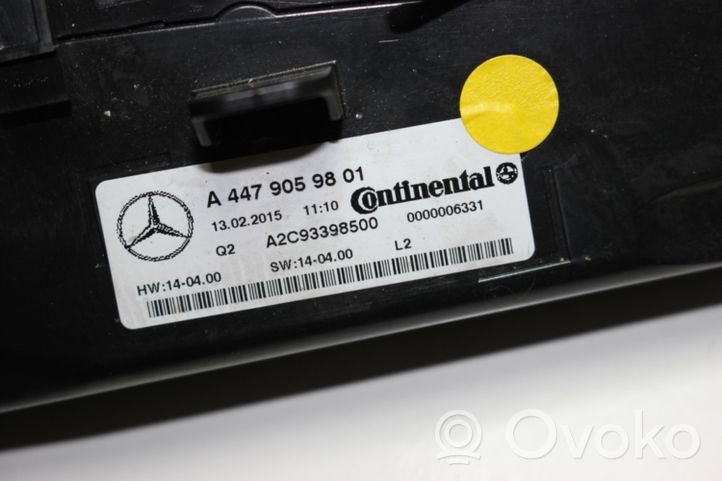 Mercedes-Benz Vito Viano W447 Centralina del climatizzatore A4479059801