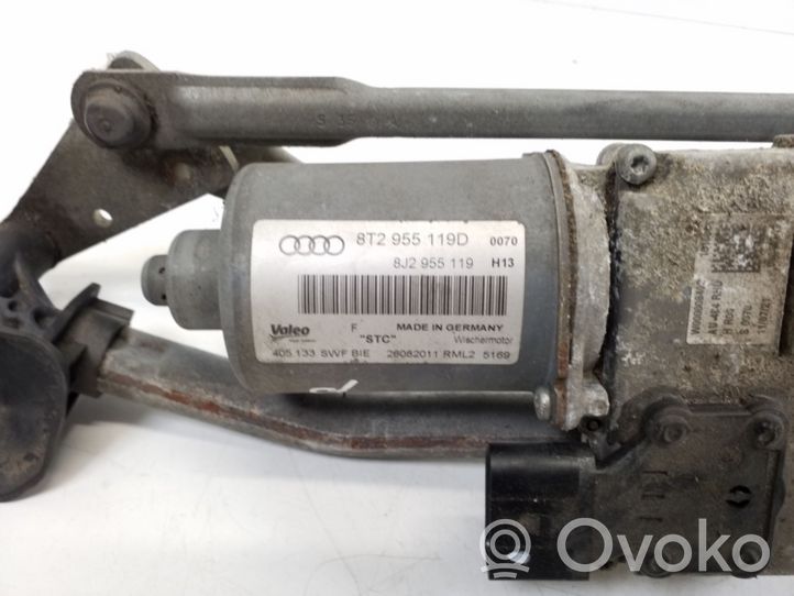 Audi S5 Etupyyhkimen vivusto 8T2955119D