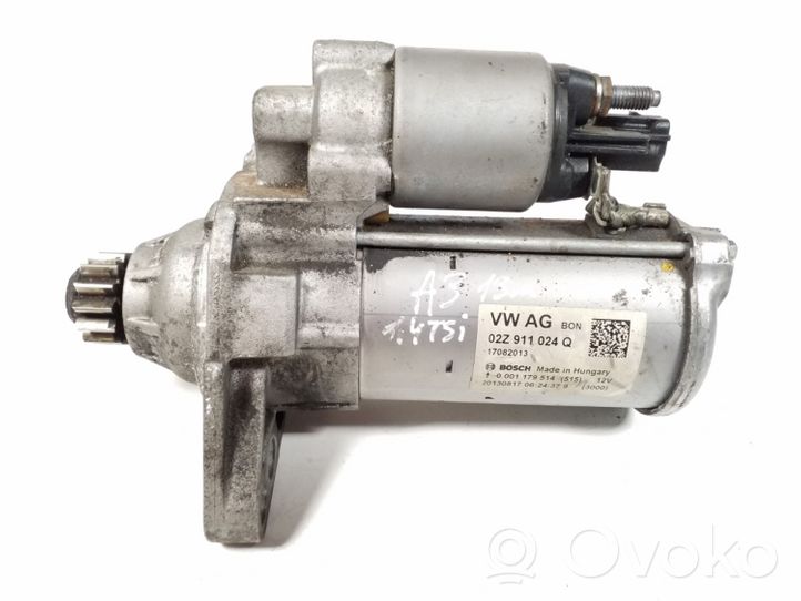 Audi A3 S3 8V Starter motor 02Z911024Q