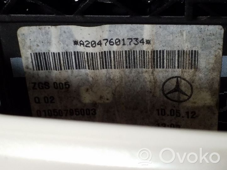 Mercedes-Benz SLK R172 Poignée extérieure de porte avant A2047601734