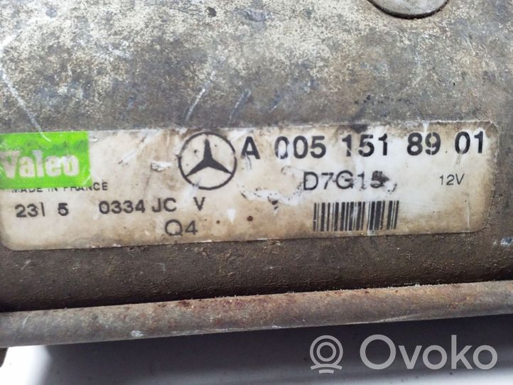 Mercedes-Benz E W211 Starteris A0051518901