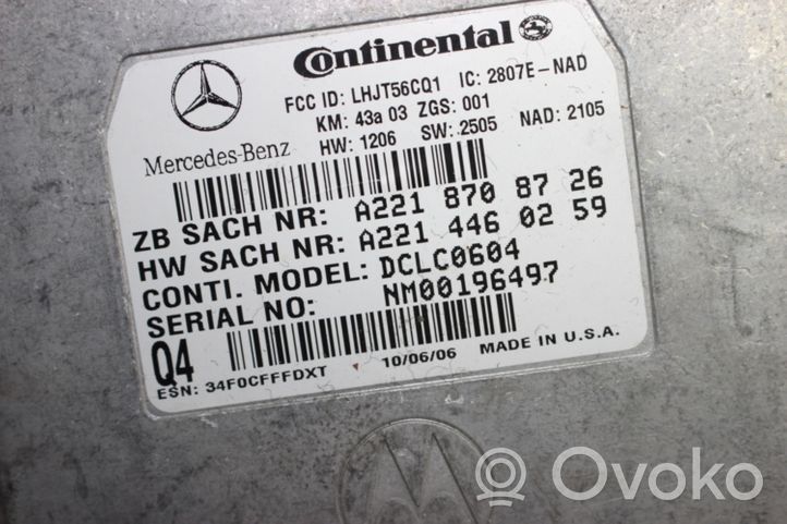 Mercedes-Benz CL C216 Muut ohjainlaitteet/moduulit 