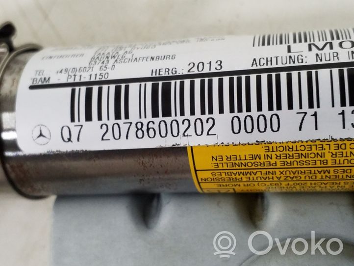 Mercedes-Benz E C207 W207 Stogo oro pagalvė (užuolaida) A2078600202