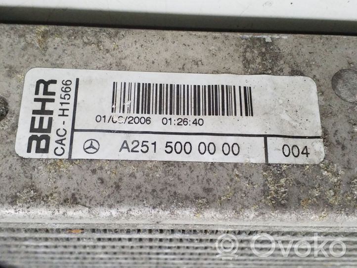 Mercedes-Benz R W251 Chłodnica powietrza doładowującego / Intercooler A2515000000