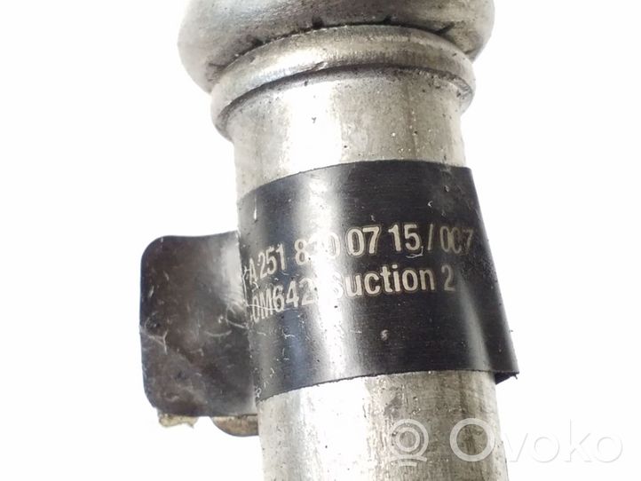 Mercedes-Benz R W251 Air conditioning (A/C) pipe/hose A2518300715