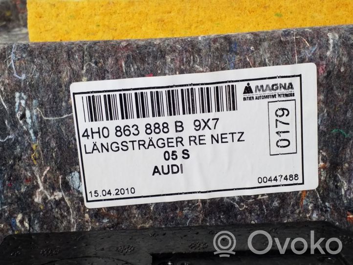 Audi A8 S8 D4 4H Autres éléments garniture de coffre 4H0863888B