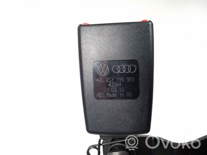 Audi A8 S8 D4 4H Fibbia della cintura di sicurezza posteriore 4H0857739