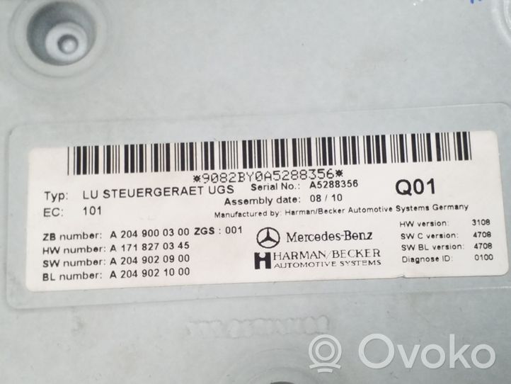 Mercedes-Benz R W251 Console centrale, commande de multimédia l'unité principale A2049000300