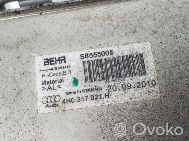 Audi A8 S8 D4 4H Vaihteistoöljyn jäähdytin 4H0317021H