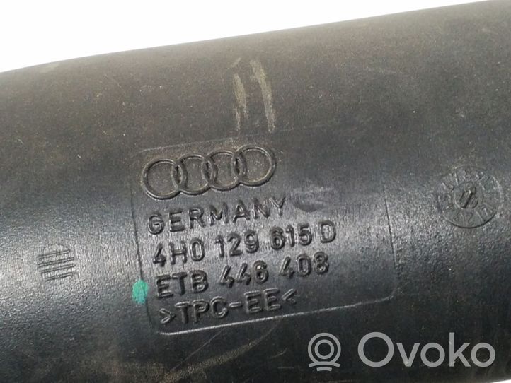 Audi A8 S8 D4 4H Rura / Wąż dolotowy powietrza 4H0129615D