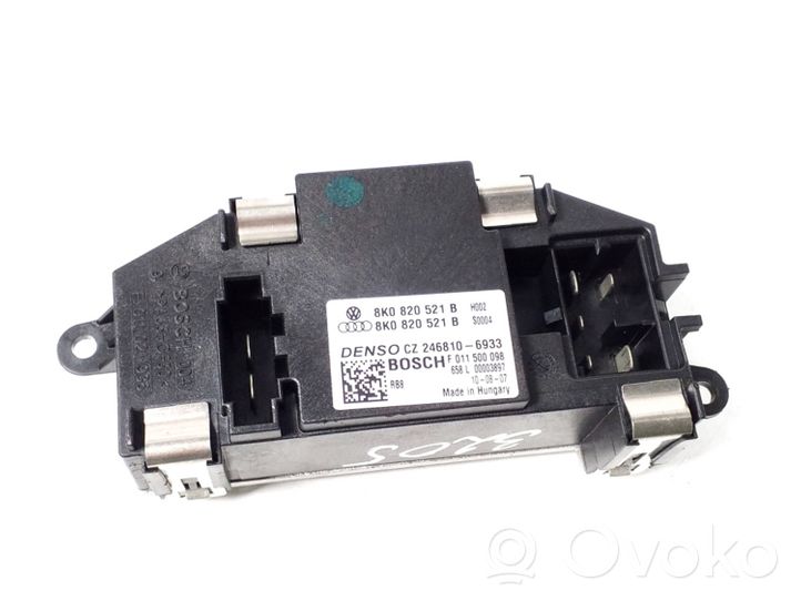 Audi A8 S8 D4 4H Heater blower motor/fan resistor 8K0820521B