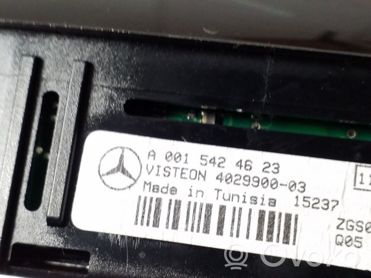 Mercedes-Benz E C207 W207 Parkavimo (PDC) daviklių ekranas/ displėjus A0015424623