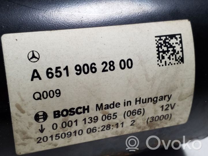 Mercedes-Benz E C207 W207 Rozrusznik A6519062800