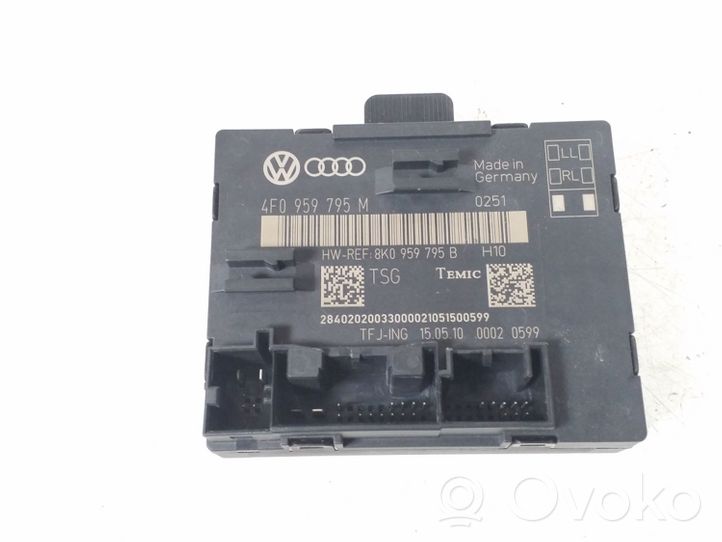 Audi A6 Allroad C6 Oven ohjainlaite/moduuli 4F0959795M