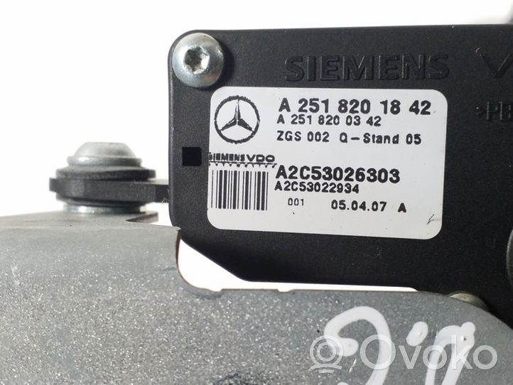 Mercedes-Benz R W251 Kulmaikkunalasi A2518201842