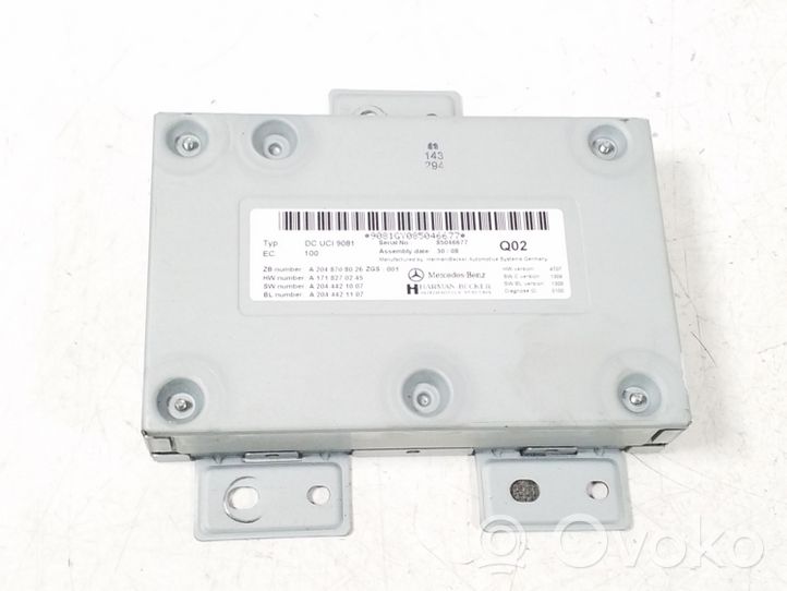 Mercedes-Benz GL X164 Panel radia A2048708026