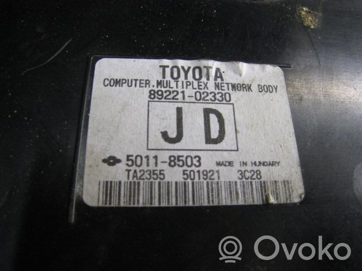 Toyota Auris E180 Mukavuusmoduuli 8922102330