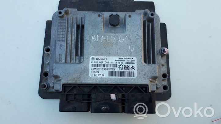 Citroen Berlingo Calculateur moteur ECU 0281030546