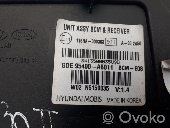 Hyundai i30 Kit centralina motore ECU e serratura 391102BGB0